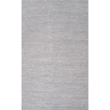 Handmade Braided Wool Grey Area Rug