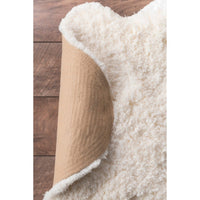 Handmade Faux Sheepskin  Ivory White Soft Plush Shag Area Rug
