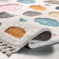 Maybelle Braided Tassle Modern Area Rug