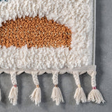 Maybelle Braided Tassle Modern Area Rug