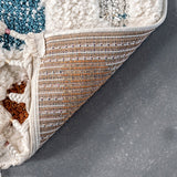 Maybelle Braided Tassle Modern Area Rug