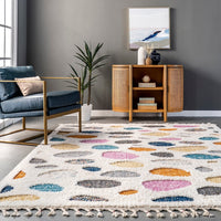Maybelle Braided Tassle Modern Area Rug
