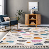 Maybelle Braided Tassle Modern Area Rug