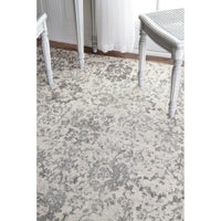 Vintage Floral Gray Area Rugs