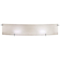 Oxygen - (l) LED Wall & Vanity Fixture - Chrome - Checkered Frosted