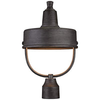 Portland 17 1/2"H Dark Sky Rated Pewter Outdoor Post Light