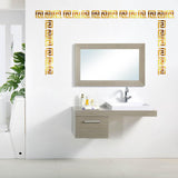 Geometric 3D Mirror Wall Decal Sticker - 10pcs/lot