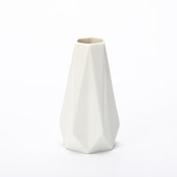 White Black Ceramic Tabletop Vase