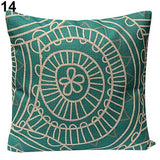 Vintage Geometric Floral Throw Pillow Covers