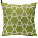 Vintage Geometric Floral Throw Pillow Covers