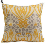 Vintage Geometric Floral Throw Pillow Covers