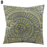 Vintage Geometric Floral Throw Pillow Covers