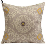 Vintage Geometric Floral Throw Pillow Covers