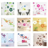 1pc Removable Beautiful Flowers Wall Sticker
