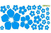 1pc Removable Beautiful Flowers Wall Sticker