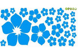 1pc Removable Beautiful Flowers Wall Sticker