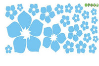 1pc Removable Beautiful Flowers Wall Sticker