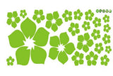 1pc Removable Beautiful Flowers Wall Sticker