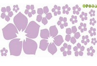 1pc Removable Beautiful Flowers Wall Sticker