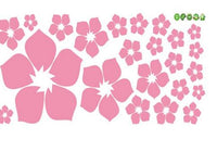 1pc Removable Beautiful Flowers Wall Sticker