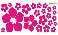 1pc Removable Beautiful Flowers Wall Sticker