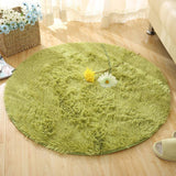 Fluffy Round Rug Fur Area Rugs