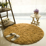 Fluffy Round Rug Fur Area Rugs