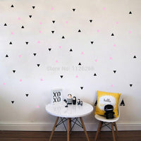 Stars Triangles Round Circles Wall Decal Stickers