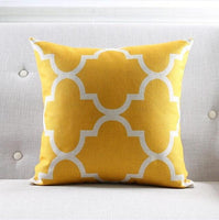 Abstract Geometric Printed Cushion Cover