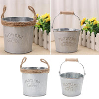 Metal Flower Garden Vase