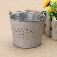 Metal Flower Garden Vase