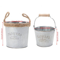 Metal Flower Garden Vase