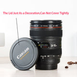Coffee MUG With Lid - Camera Lens Style