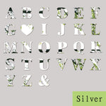 Letters Silver Mirror Wall Decal Stickers