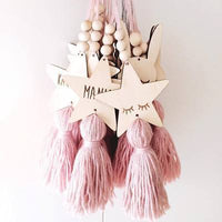 Wood Bead Wall Hanging Ornaments