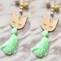 Wood Bead Wall Hanging Ornaments