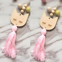 Wood Bead Wall Hanging Ornaments