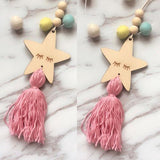 Wood Bead Wall Hanging Ornaments