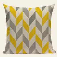 Chevron Yellow Throw Pillow Covers