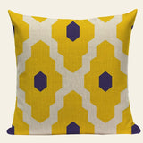 Chevron Yellow Throw Pillow Covers