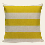 Chevron Yellow Throw Pillow Covers