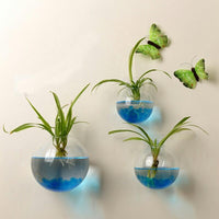 Hanging Flower Pot Glass Ball Vase