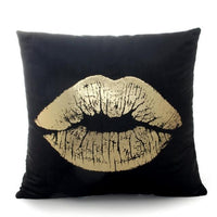 Black Golden Cushion Covers