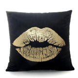 Black Golden Cushion Covers