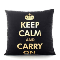 Black Golden Cushion Covers