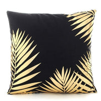 Black Golden Cushion Covers