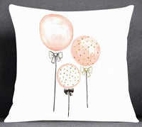 Pink Pillow Cases - Goose/Feather/Balloons