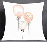 Pink Pillow Cases - Goose/Feather/Balloons