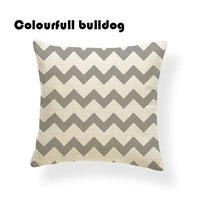 Striped Chevron Yellow Gray/Grey Cushion Covers
