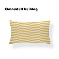Striped Chevron Yellow Gray/Grey Cushion Covers